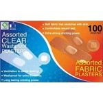 Wash-proof Assorted Plasters X 100