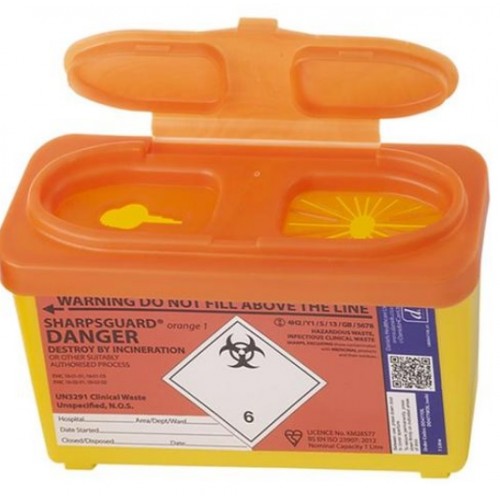 SHARPSGUARD® orange Bin 1Ltr(DD479OL) SHARPSGUARD® orange Bin 1Ltr(DD479OL)