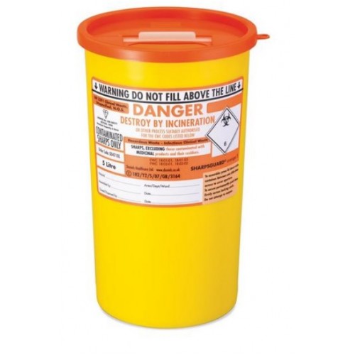 SHARPSGUARD® orange Bin 5Ltr(DD471OL) SHARPSGUARD® orange Bin 5Ltr(DD471OL)