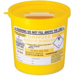 SHARPSGUARD® Yellow Bin 2.5Ltr(DD472YL)