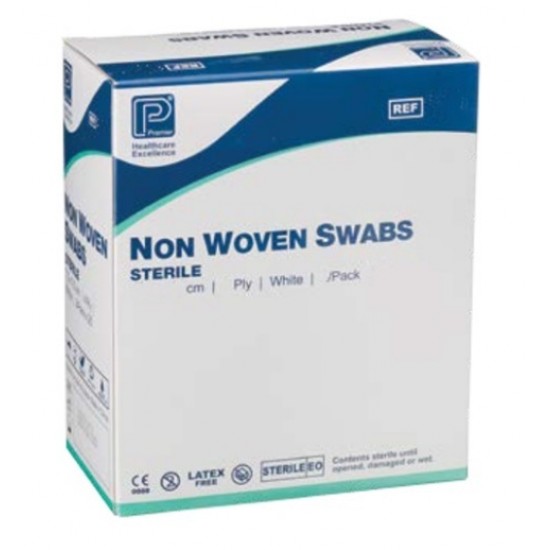 Gauze Swab Sterile 4ply 7.5cm x 7.5cm White 5/Pack x 25 (1860 )