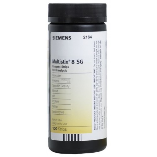 Multistix 8 S.G (100 strips in a bottle) CODE:-MMURS011