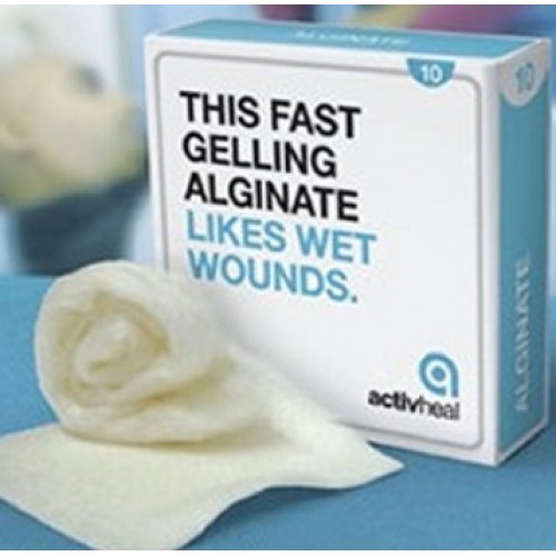ActivHeal Alginate Dressing (10cm x 10cm) ActivHeal Alginate Dressing (10cm x 10cm)