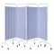 4 Panel Mobile Folding Curtained Screen ,CODE:-MMCUR002 4 Panel Mobile Folding Curtained Screen ,CODE:-MMCUR002