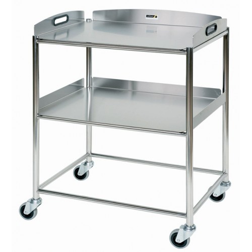 Surgical Trolley, 2 Stainless Steel Trays CODE:-MMTRO003 Surgical Trolley, 2 Stainless Steel Trays CODE:-MMTRO003