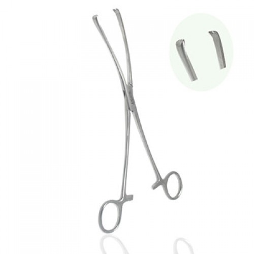 Teales Vulsellum Curved Forceps 23cm Teales Vulsellum Curved Forceps 23cm