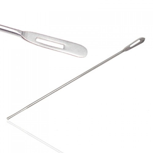 Silver Probe With Eye 13cm Silver Probe With Eye 13cm